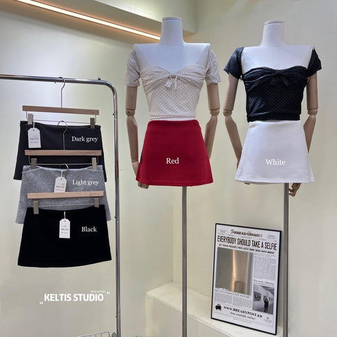 KELTIS Women Stylist Mini Pencil Skirts With Pocket